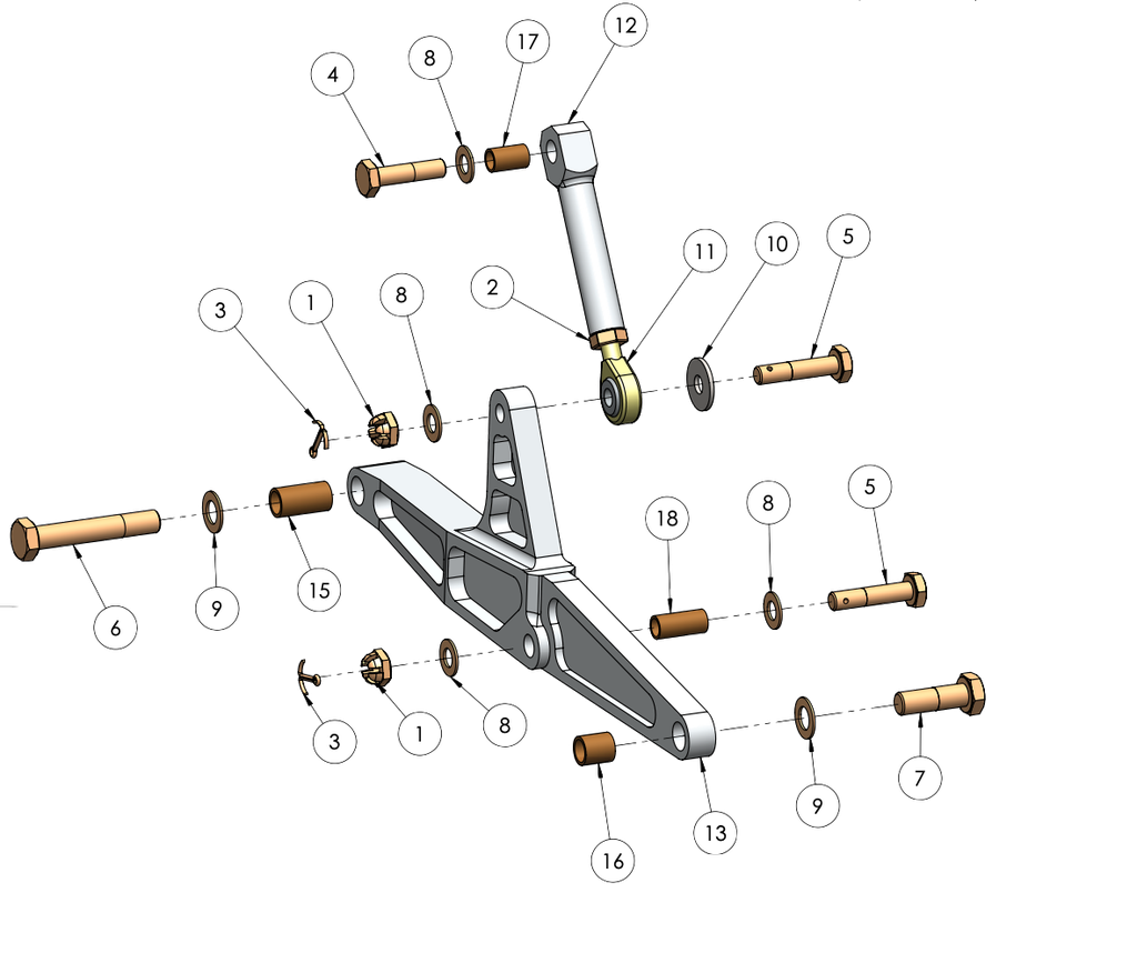 MLG Right Upper Lock Assembly