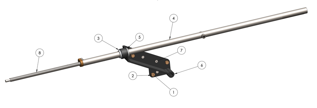 AN4 Bolt Undrilled (1/4-28)