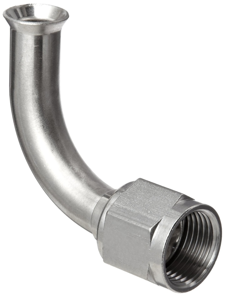 Elbow tube with sleeve welded