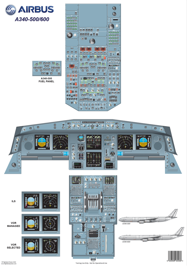 Cockpit panel ll insert area 500/600 (2010)
