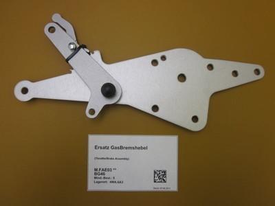 Throttle/brake assy