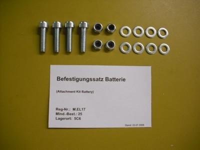 Attachment kit battery