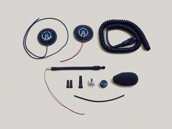 Headset kit helmet installation
