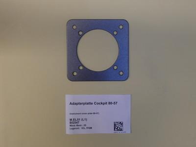 Instrument cover plate 80-57