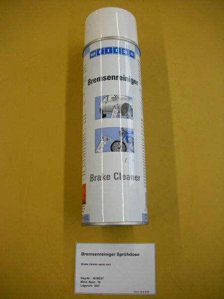 Brake cleaner spray can