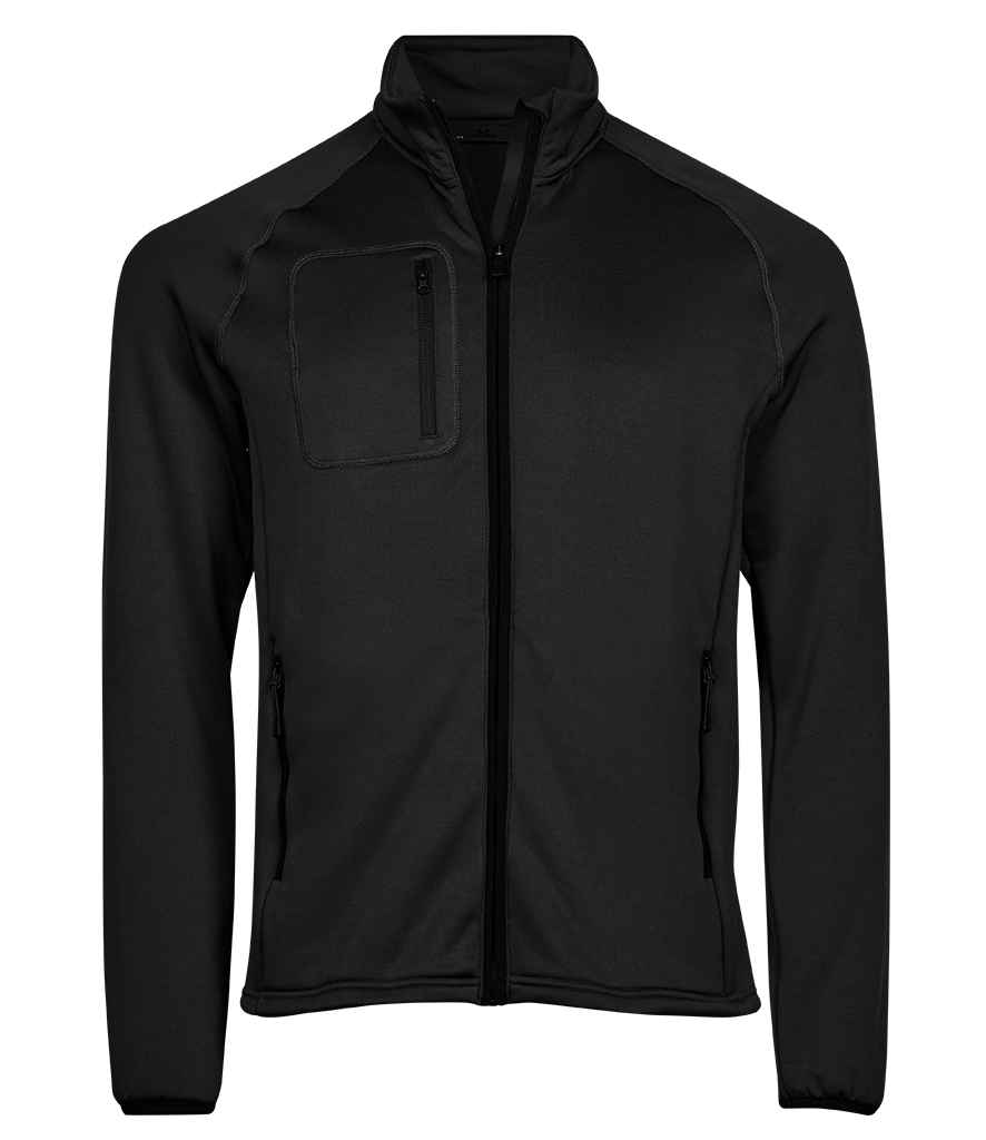 Stretch fleece jacket black XL