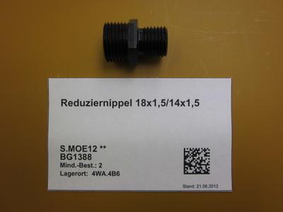 Reducing nipple 18X1,5/ 14X1,5