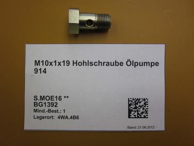 M10X1X19 female screw oil pump 914