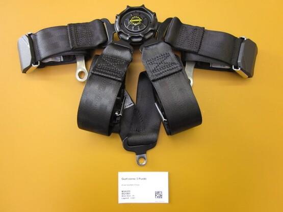 Front seat belt 4 point with turn lock fastener (2010)