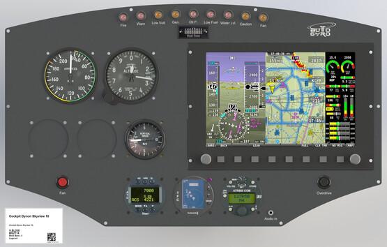 Cockpit dynon skyview 10”