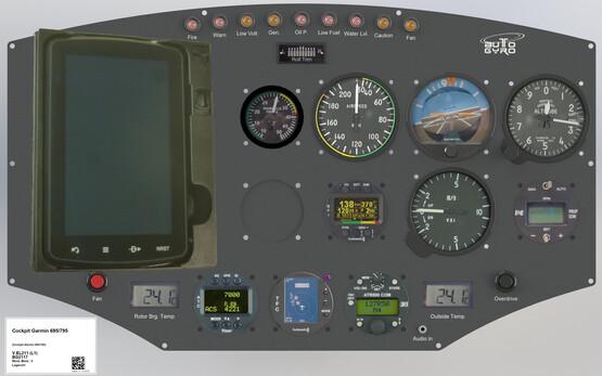 cockpit Garmin 695/795 ETFE