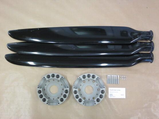 Propeller blade set CCW-3B-172 disassemble