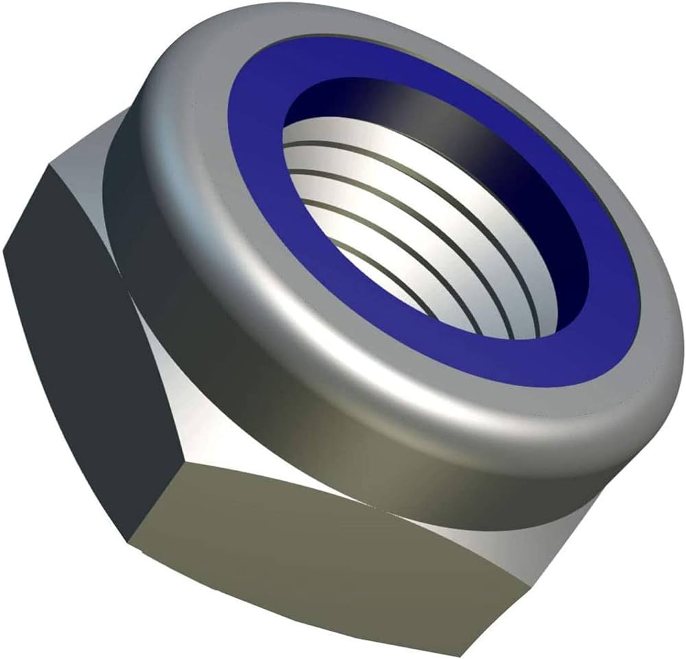 SELF-LOCKING NUT M4 UNI7474