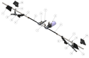 Right Landing Gear Retraction Tube Assembly