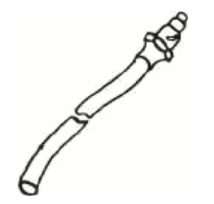Fan/Heating Dump Pipe