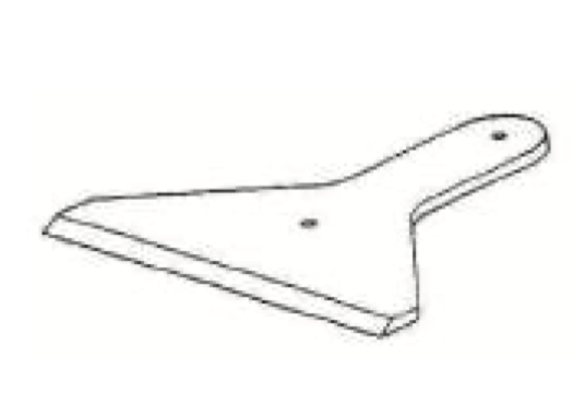 Spatule plate