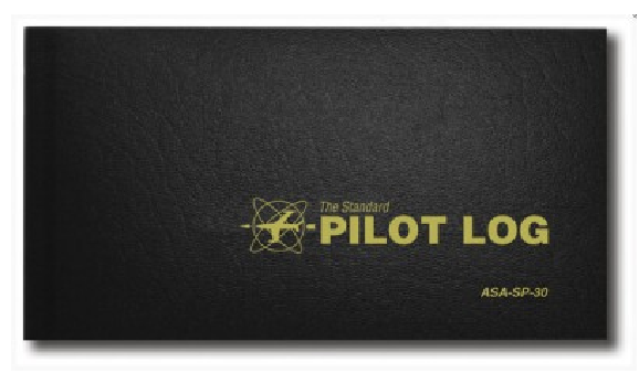 ASA STANDARD PILOT LOG BOOK - BLACK