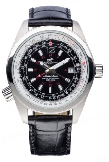 ABINGDON WATCHES AMELIA RUNWAY BLACK