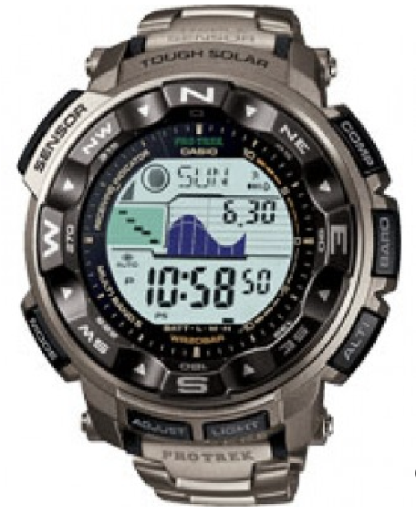 CASIO PROTREK COMPASS-ALTITUDE-PRESSURE WATCH PRW2500T-7