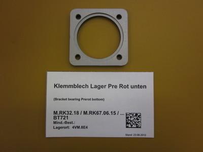 Bracket bearing pre rot bottom (2010)