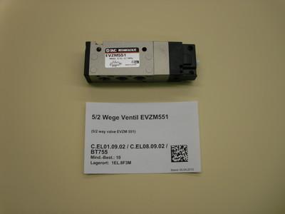 5/2 way valve EVZM 551
