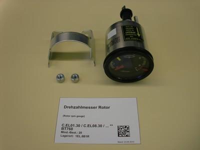 Rotor RPM gauge