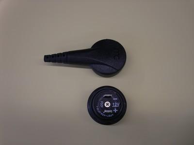 Mag code power system 12V connector and plug, black