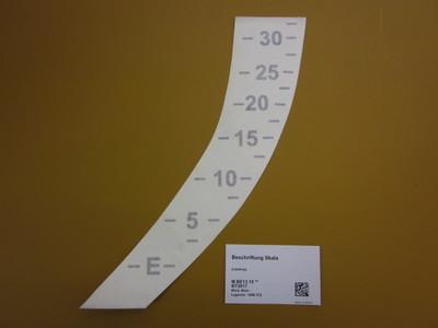 Labelling fuel tank left side (2010)