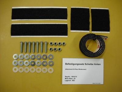Attachment kit rear windscreen (2010)