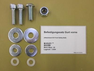 Attachment kit front safety belt (2010)