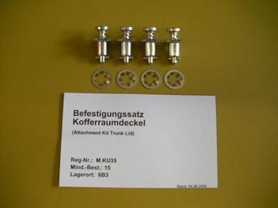 Attachment kit trunk lid (2010)