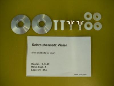 Nuts and bolts for visor (2010)